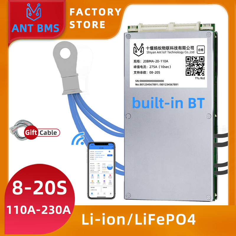 Smart Bms 20S 72V 150A Bluetooth - ANT Smart Balance BMS 8S-20S with