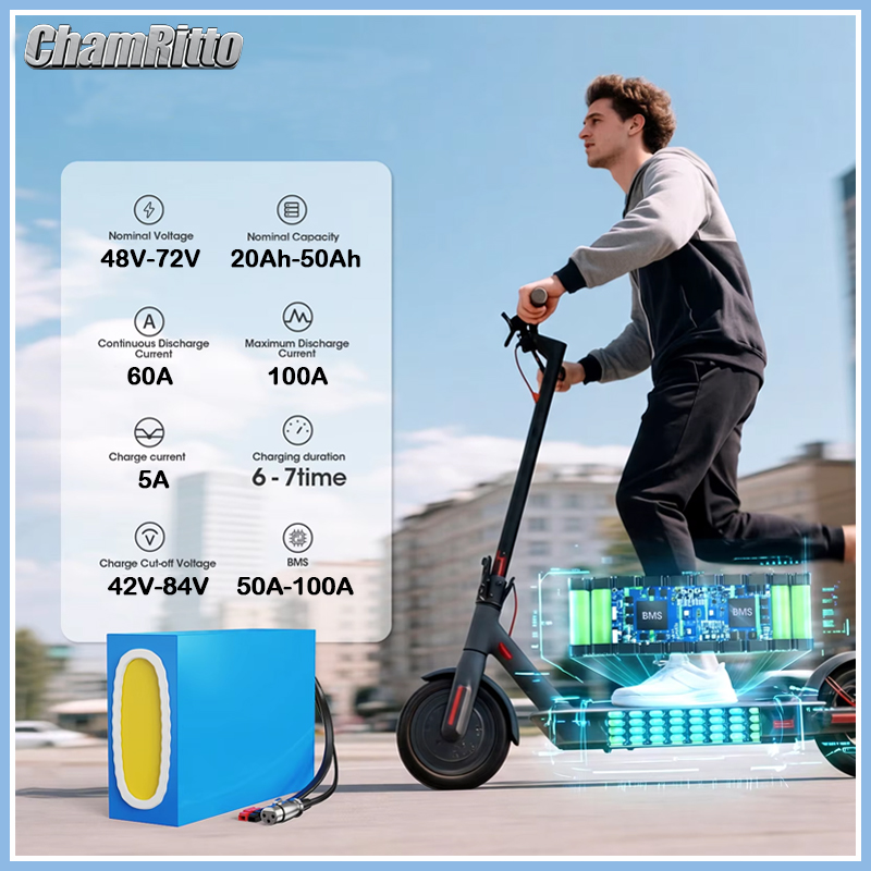 Electric Bicycle 48V 30ah Lith - 60V 30Ah 21700 Battery Pack recension och pris