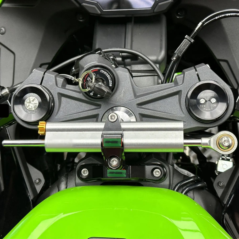 For Kawasaki Ninja ZX 6R ZX-6R - Steering Damper Stabilizer Kit Cnc recension och pris