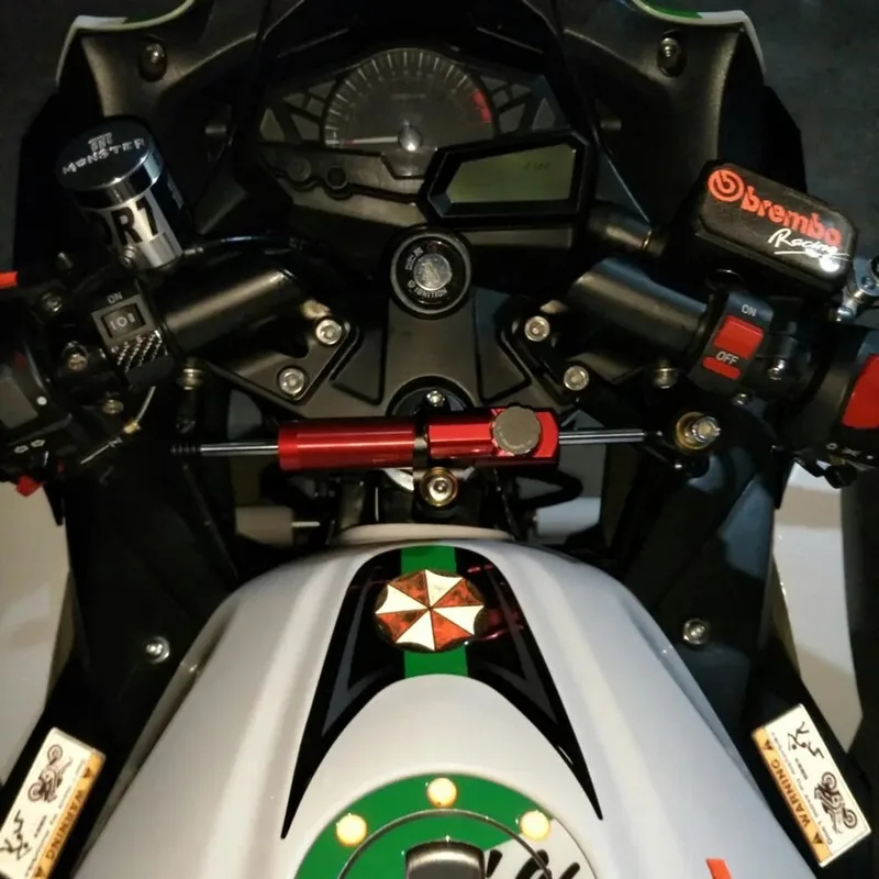 For Honda CB900F Hornet CB919  - Steering Damper Stabilizer Kit Cnc recension och pris