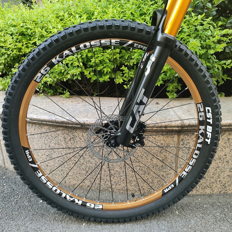 Kalosse Air Fork Bicycle  Full - Hydraulic Suspension Fork 11 Inch recension och pris