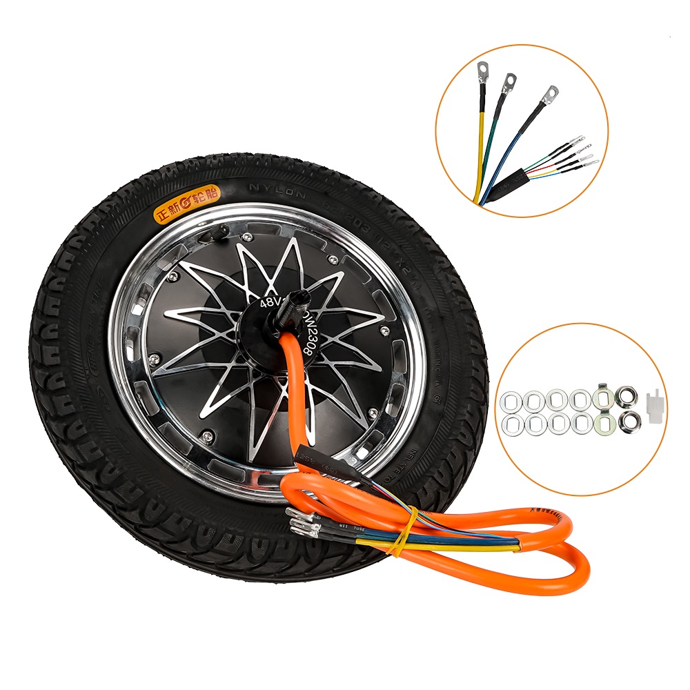 Electric Bicycle Wheel Drive M - 60V 5000W Brushless Hub Motor recension och pris