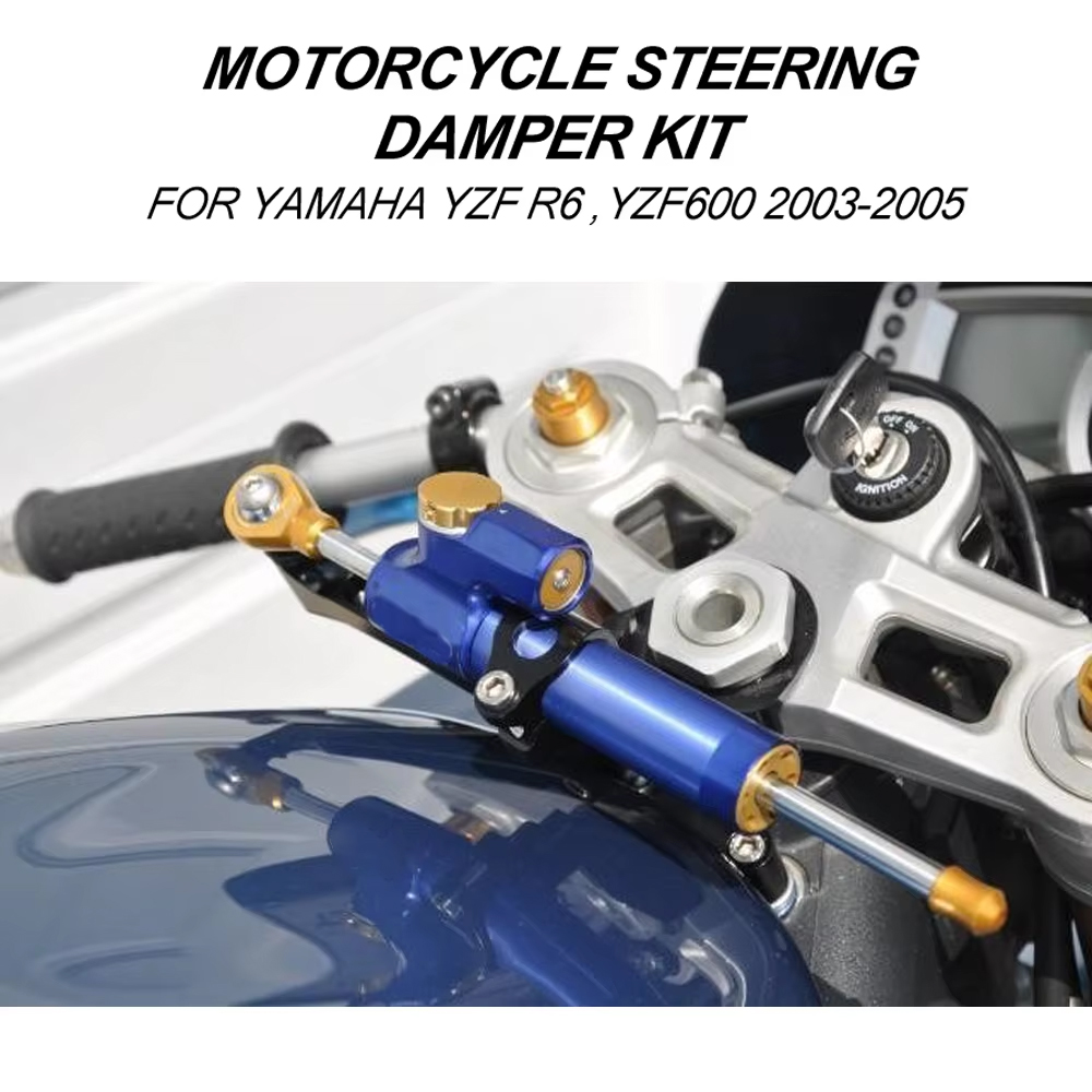 For YAMAHA YZF600 R6 2003-2005 - Steering Damper Stabilizer Kit Cnc recension och pris