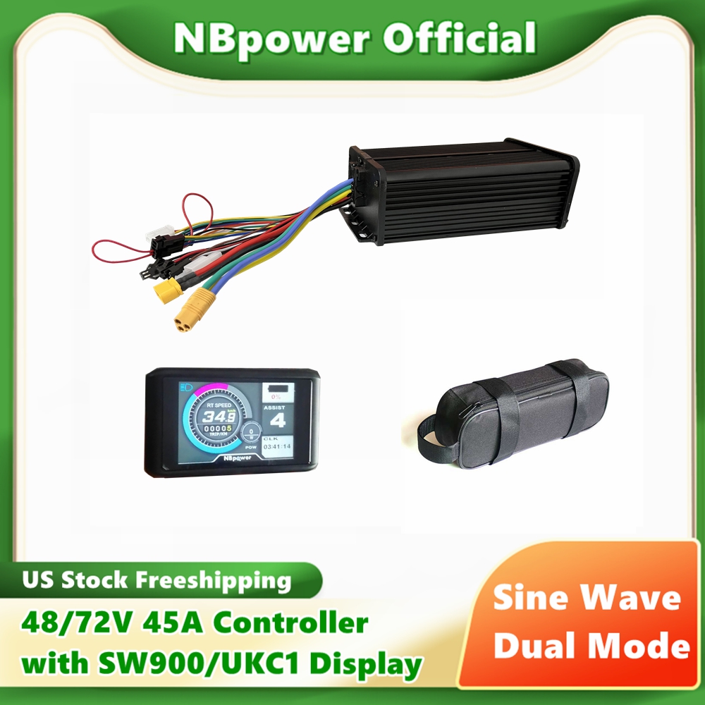 US Stock Dual Mode NBpower 48V - 72V 45A Dual Controller recension och pris